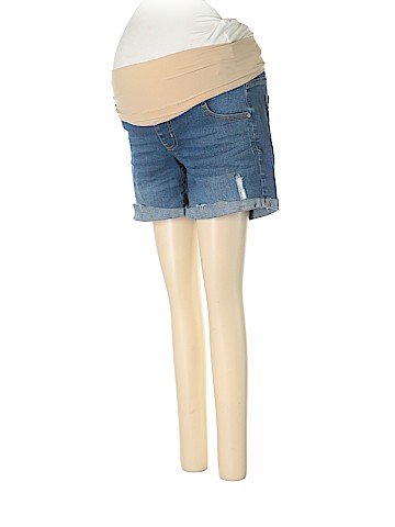 Indigo Blue Denim Shorts (view 1)