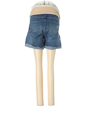 Indigo Blue Denim Shorts (view 2)