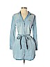 Aqua 100% Tencel Blue Casual Dress Size S - photo 1
