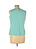 Calvin Klein Blue Sleeveless Blouse Size L (petite) - photo 2