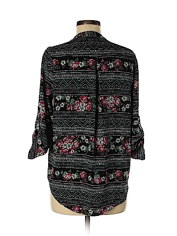 Pink Rose 3/4 Sleeve Blouse (view 2)