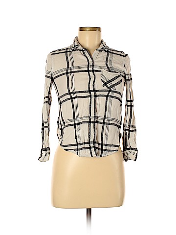 American Eagle Outfitters Long Sleeve Button-Down Shirt (view 1)