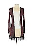 Charlotte Russe 100% Polyester Burgundy Cardigan Size S - photo 1