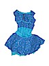 Revolution Dancewear 100% Polyester Blue Dress Size L (kids) - photo 2