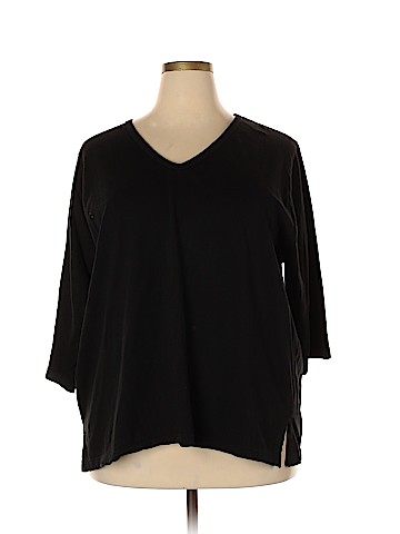 Ulla Popken 3/4 Sleeve T-Shirt (view 1)