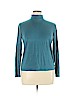 Eddie Bauer 100% Rayon Blue Long Sleeve Turtleneck Size XL - photo 1