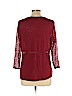 Lucky Brand Red Long Sleeve Top Size L - photo 2