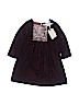 Zara 100% Polyester Burgundy Dress Size 7 - photo 1