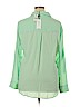 Express 100% Polyester Green Long Sleeve Blouse Size XL - photo 2