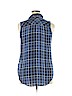 Rock & Republic 100% Rayon Blue Sleeveless Button-Down Shirt Size XL - photo 2