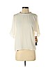 XOXO 100% Polyester Ivory Short Sleeve Blouse Size XS - photo 1