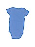 Carter's 100% Cotton Blue Short Sleeve Onesie 0-3 MO / 3 MO - photo 2