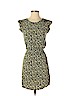 H&M 100% Viscose Yellow Casual Dress Size 2 - photo 1