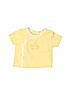 Carter's 100% Cotton Yellow Short Sleeve Top Size S (baby) - photo 1