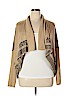 Eyeshadow 100% Acrylic Tan Cardigan Size XL - photo 1