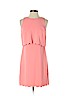 Ann Taylor LOFT 100% Polyester Pink Casual Dress Size 2 (petite) - photo 1