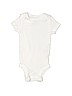 Carter's 100% Cotton White Short Sleeve Onesie Size Newborn - photo 1