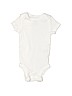 Carter's 100% Cotton White Short Sleeve Onesie Size Newborn - photo 1
