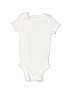 Carter's 100% Cotton White Short Sleeve Onesie Size Newborn - photo 1