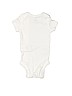 Carter's 100% Cotton White Short Sleeve Onesie Size Newborn - photo 2
