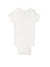 Carter's 100% Cotton White Short Sleeve Onesie Size Newborn - photo 2