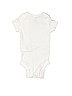 Carter's 100% Cotton White Short Sleeve Onesie Size Newborn - photo 2