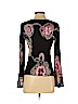 Trina Turk 100% Silk Black Long Sleeve Silk Top Size P (petite) - photo 2