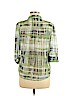 New Directions 100% Polyester Green Long Sleeve Blouse Size M (petite) - photo 2