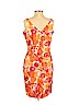 Bob Mackie 100% Silk Orange Casual Dress Size 4 (petite) - photo 2