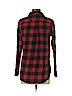 H&M 100% Cotton Red Long Sleeve Button-Down Shirt Size 4 - photo 2