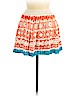 American Eagle Outfitters 100% Rayon Orange Casual Skirt Size M - photo 2