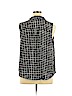 Elle 100% Polyester Black Sleeveless Blouse Size XL - photo 2
