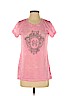BCBGMAXAZRIA Pink Short Sleeve T-Shirt Size S - photo 1