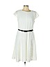 Sharagano White Casual Dress Size 14 - photo 1