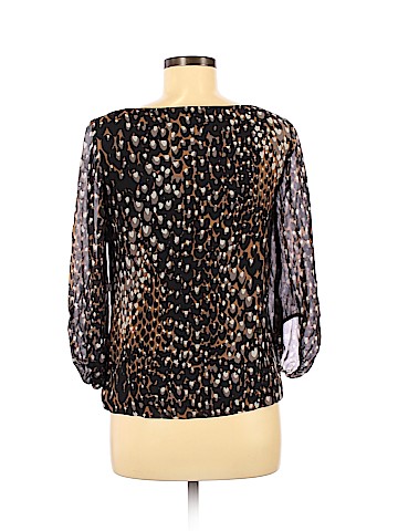 Trina Turk Long Sleeve Silk Top (view 2)