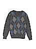 Gap Kids 100% Cotton Argyle Gray Pullover Sweater Size 8 - photo 1