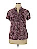 Style&Co Pink Short Sleeve Top Size XL - photo 1