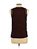 9/15 Exclusively for Saks Fifth Avenue Brown Sleeveless Top Size L - photo 2