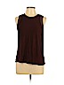 9/15 Exclusively for Saks Fifth Avenue Brown Sleeveless Top Size L - photo 1