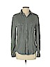 American Eagle Outfitters 100% Viscose Green Long Sleeve Button-Down Shirt Size S - photo 1