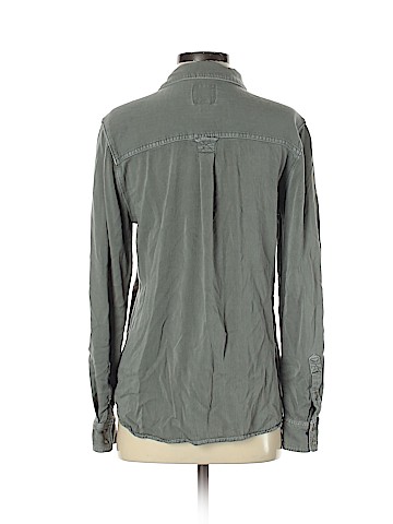 American Eagle Outfitters Long Sleeve Button-Down Shirt (view 2)