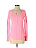 American Eagle Outfitters Pink Long Sleeve Henley Size S - photo 1