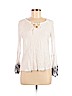 Charlotte Russe 100% Rayon White Long Sleeve Top Size M - photo 1