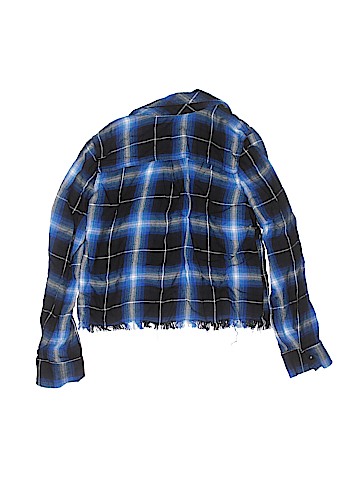 Justice Long Sleeve Button-Down Shirt (view 2)