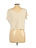 Forever 21 Ivory Short Sleeve Top Size L - photo 2