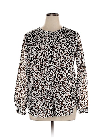 Ann Taylor LOFT Outlet Long Sleeve Blouse (view 1)