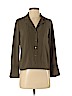 Monteau Green Long Sleeve Blouse Size S - photo 1