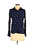 Rails Blue Long Sleeve Blouse Size XS - photo 1