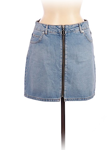 Topshop Denim Skirt (view 1)