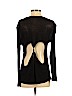 Lanston 100% Rayon Black Long Sleeve Top Size S - photo 2